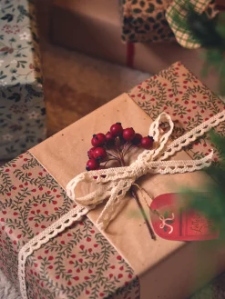 New Blondegavebånd Jule­Innpakning|Garn Og Sytilbehør