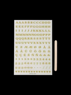 Bokstavdekaler Klistremerker