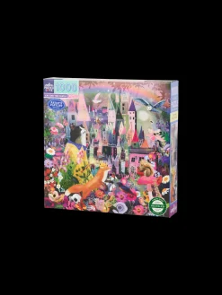 Best Cat And The Castle-puslespill 1000 Brikker Puslespill Og Spill