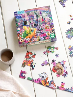 Best Cat And The Castle-puslespill 1000 Brikker Puslespill Og Spill