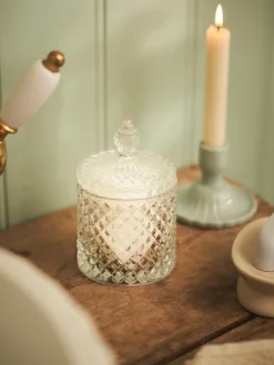 Dekorativ Krukke Med Lokk Dekorasjon