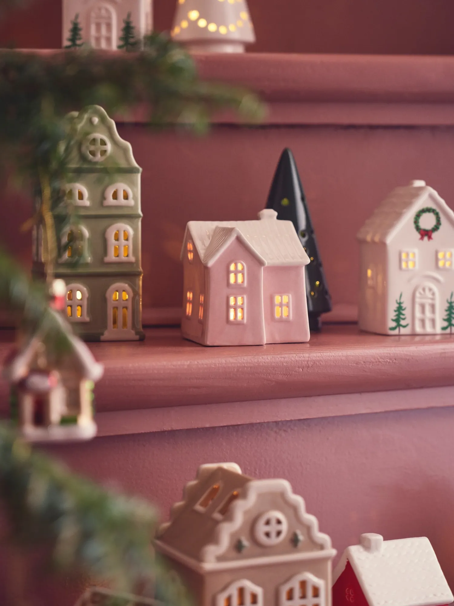 Outlet Dekorativt Hus Med LED Julepynt|Dekorasjon