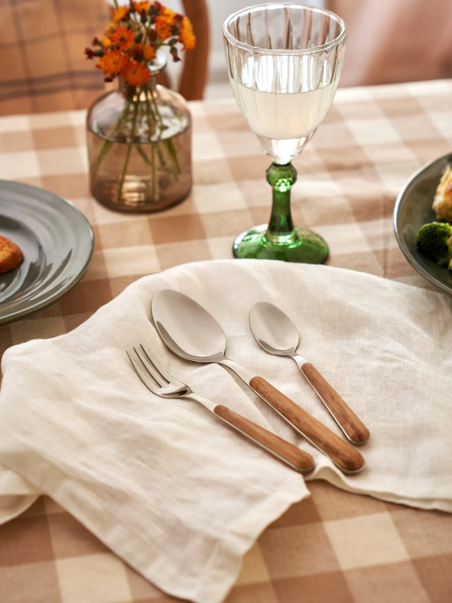 Online Dessertgaffelsett Texture Legno Servise