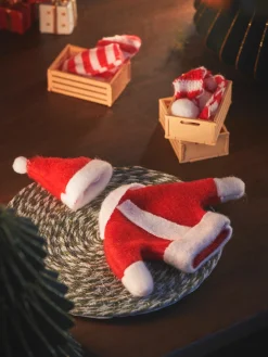 Clearance DIY Miniklærsett Julepynt|Nissedør Og Tilbehør