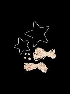 Hot DIY-makraméstjerner Julepynt|Diy-Sett