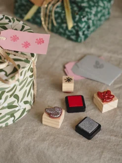 Clearance DIY-manilastempelsett Jule­Innpakning|Diy-Sett