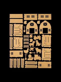 Online DIY-sett Barn Life Treleker