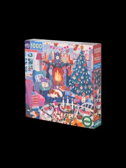 Clearance English Cottage Christmas-puslespill 1000 Brikker Julepynt|Puslespill Og Spill