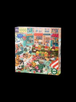 Best English Green Market-puslespill 1000 Brikker Puslespill Og Spill