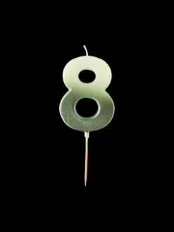 Hot Fødselsdagslys Med Tall 8 Festpynt