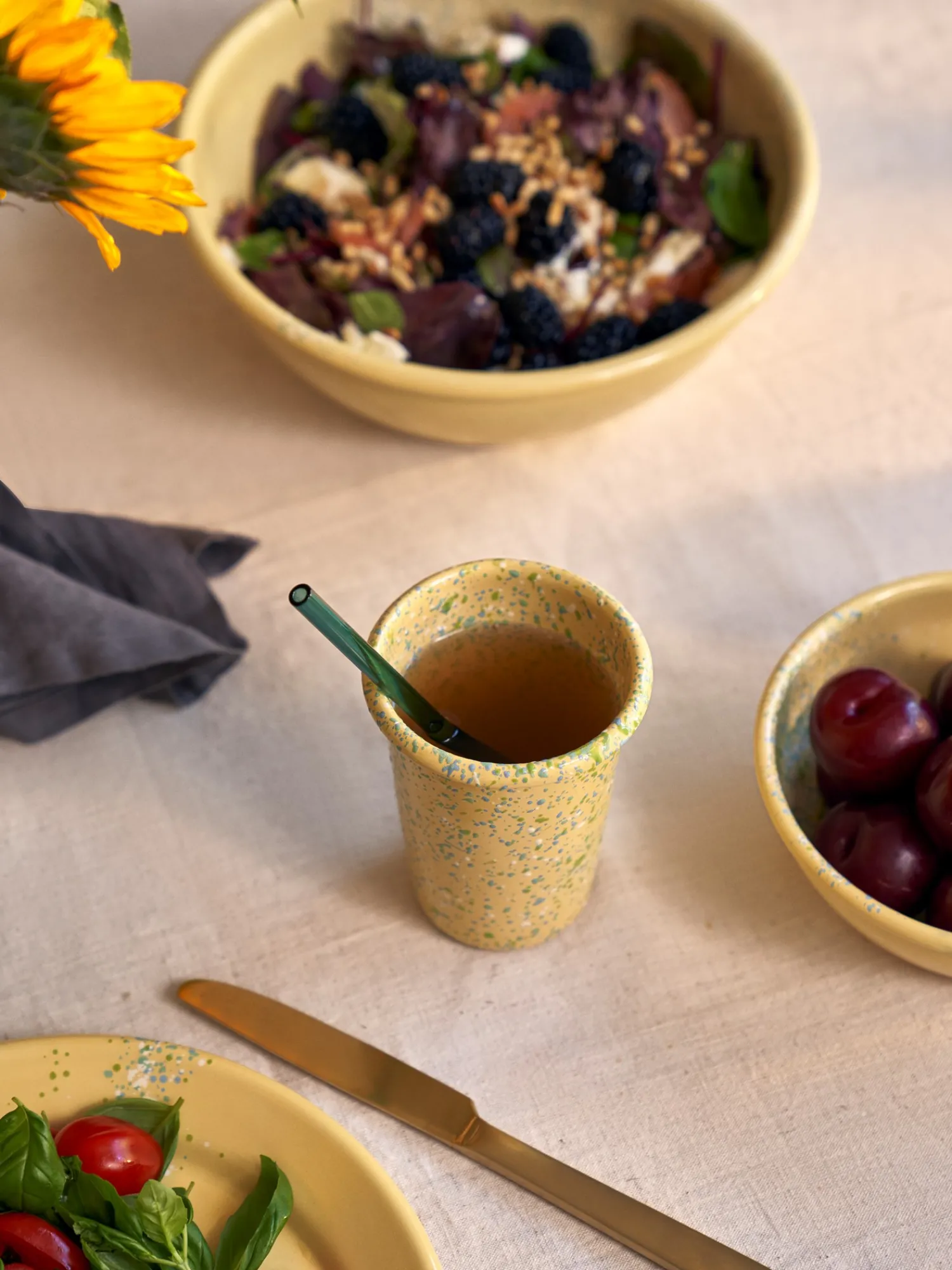 Clearance Flow Fest-tumbler – gul Servise