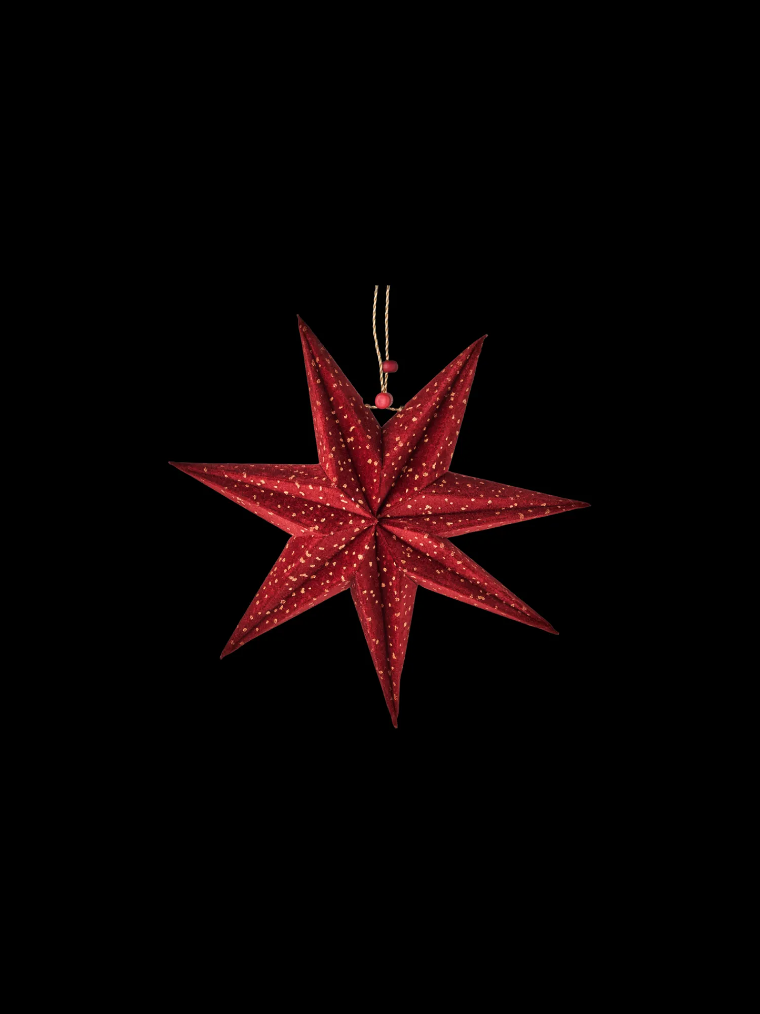 Online Fløyelsstjerne Ø20 Cm Julepynt|Dekorasjon