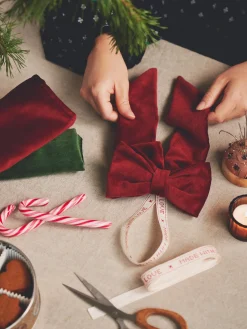 Fløyelsstoff Jule­Innpakning|Hobby Tekstiler