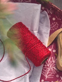 New Gavebånd Jule­Innpakning|Garn Og Sytilbehør