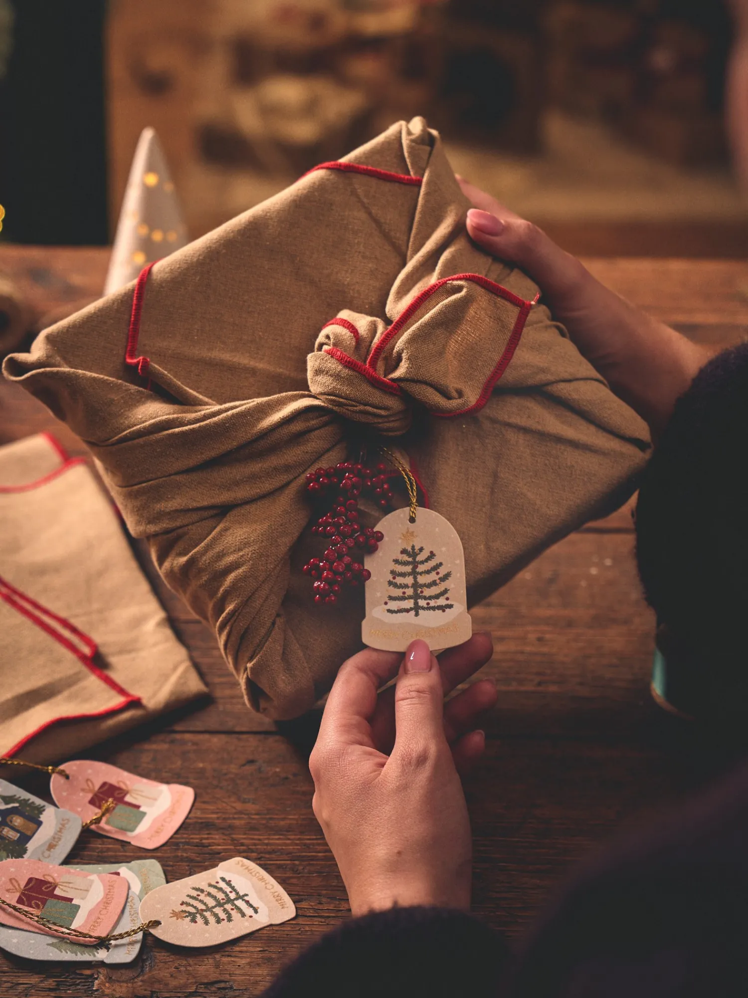 Online Gavelapper JuleInnpakning|Kort