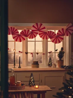 Discount Girlander Med Vifter Julepynt|Festpynt