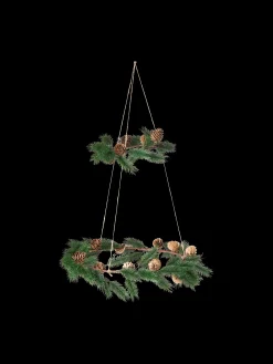 Clearance Hengende Dobbel Krans Julepynt|Dekorasjon