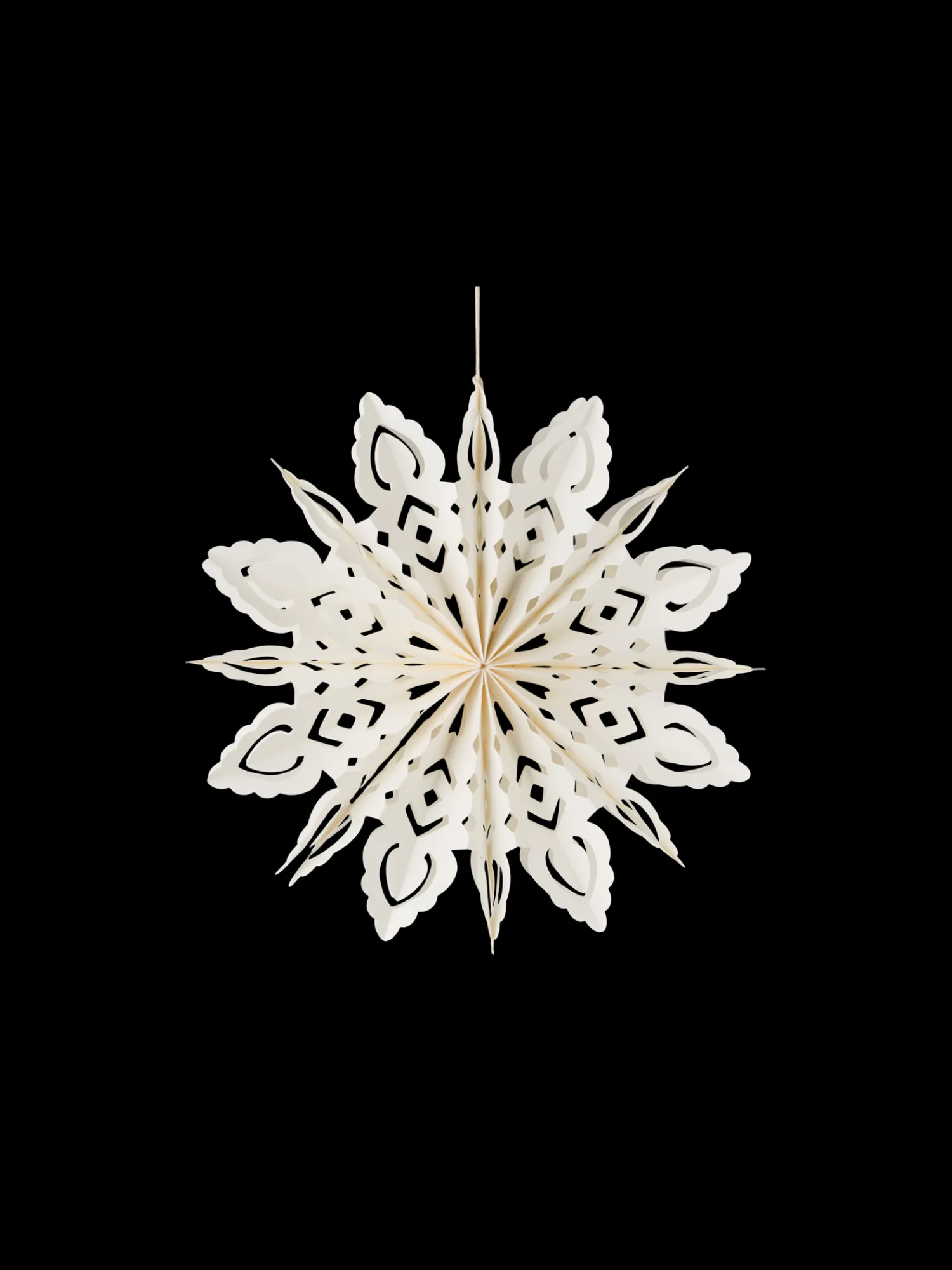 Hengende Snøkrystall Ø30 Cm Julepynt|Dekorasjon