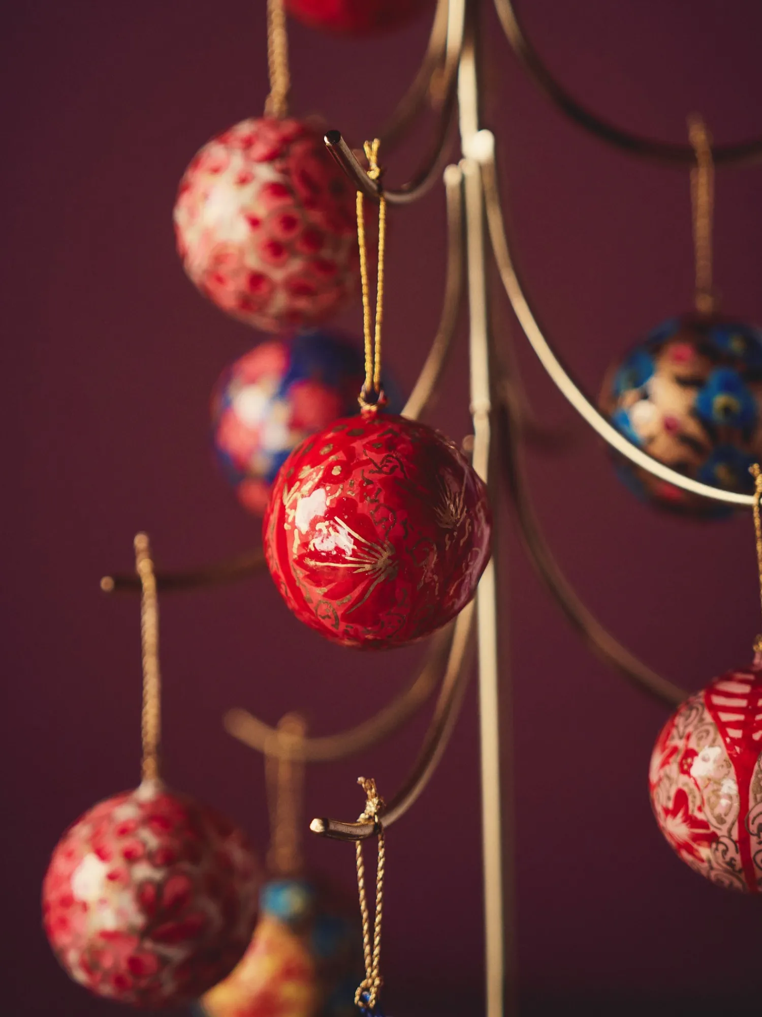 New Julekule Ø3 Cm Julekuler|Juletrepynt