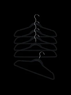 Hot Kleshengere Av Fløyel 5 Stk Oppbevaring