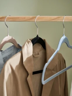 Hot Kleshengere Av Fløyel 5 Stk Oppbevaring