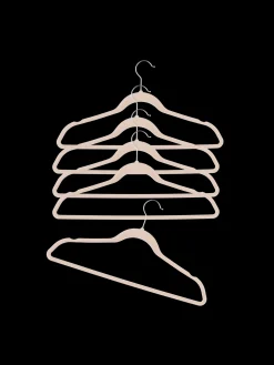 Hot Kleshengere Av Fløyel 5 Stk Oppbevaring