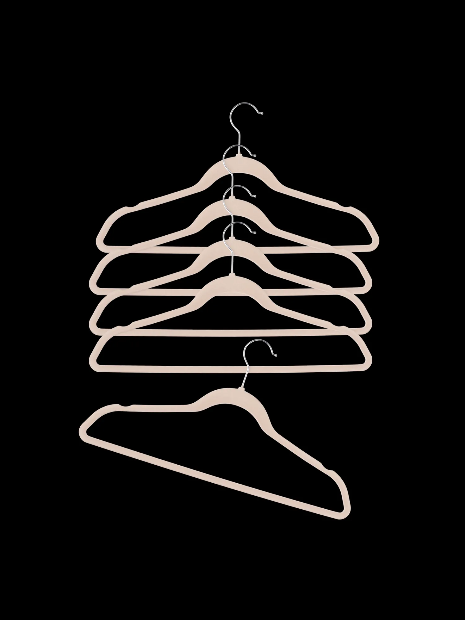 Hot Kleshengere Av Fløyel 5 Stk Oppbevaring