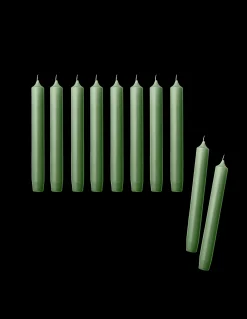 New Kronelys 19 Cm 10 Stk Lys|Koniske Lys