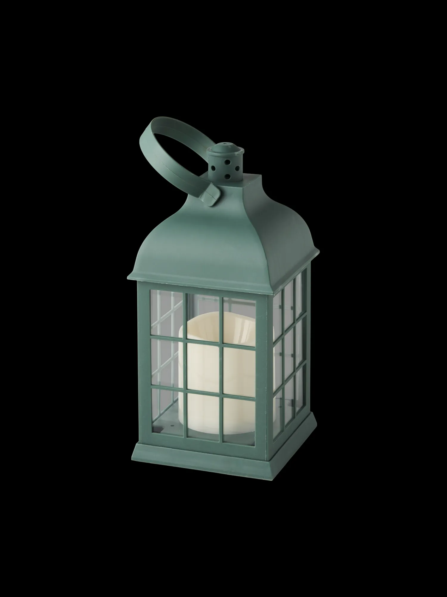 Clearance Lanterne Med LED-lys Lysestaker