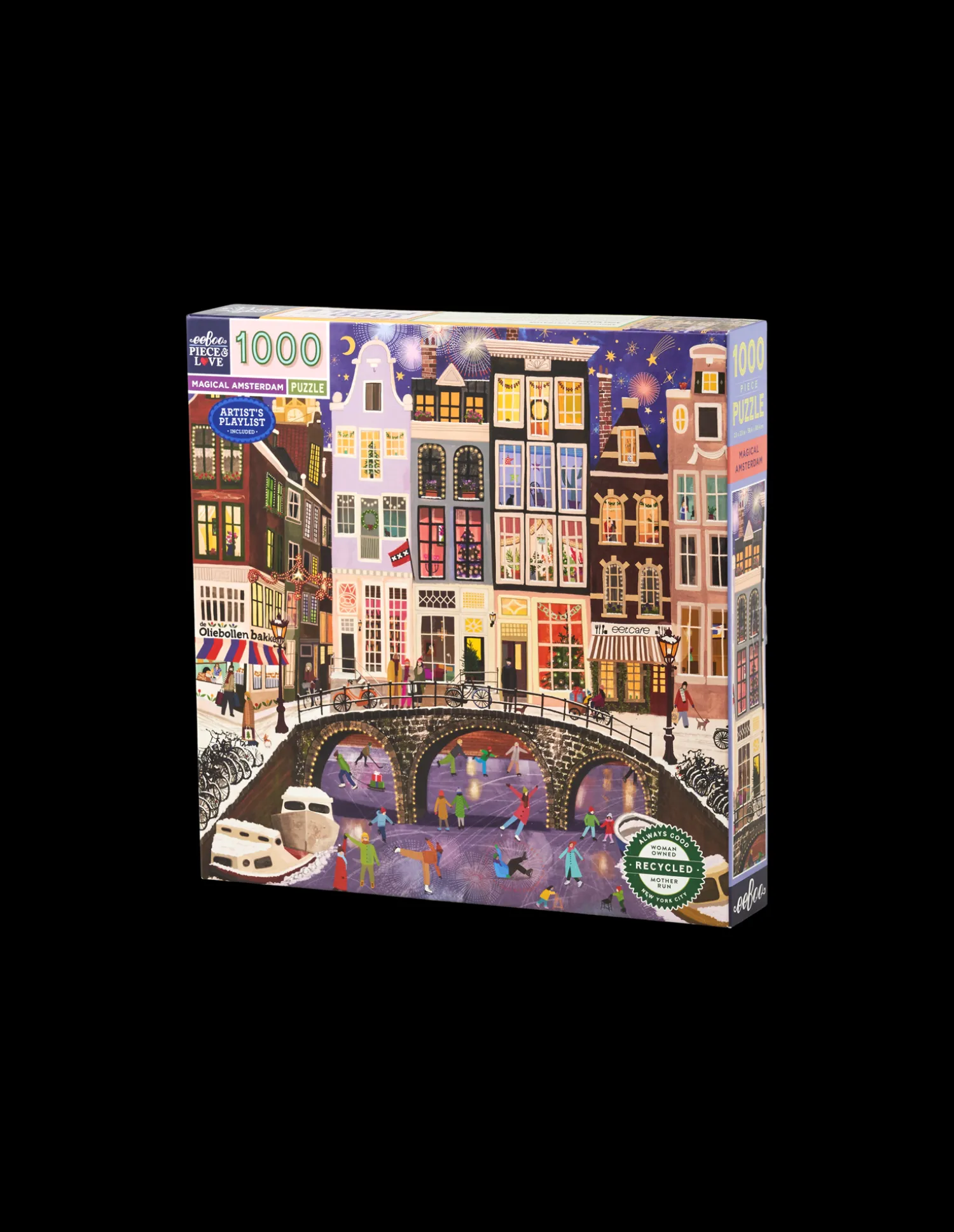 Outlet Magical Amsterdam-puslespill Med 1000 Brikker Puslespill Og Spill