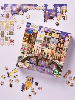 Outlet Magical Amsterdam-puslespill Med 1000 Brikker Puslespill Og Spill