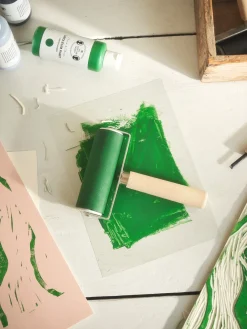 Hot Malerull For Linoleumskunst Tilbehør Til Maling