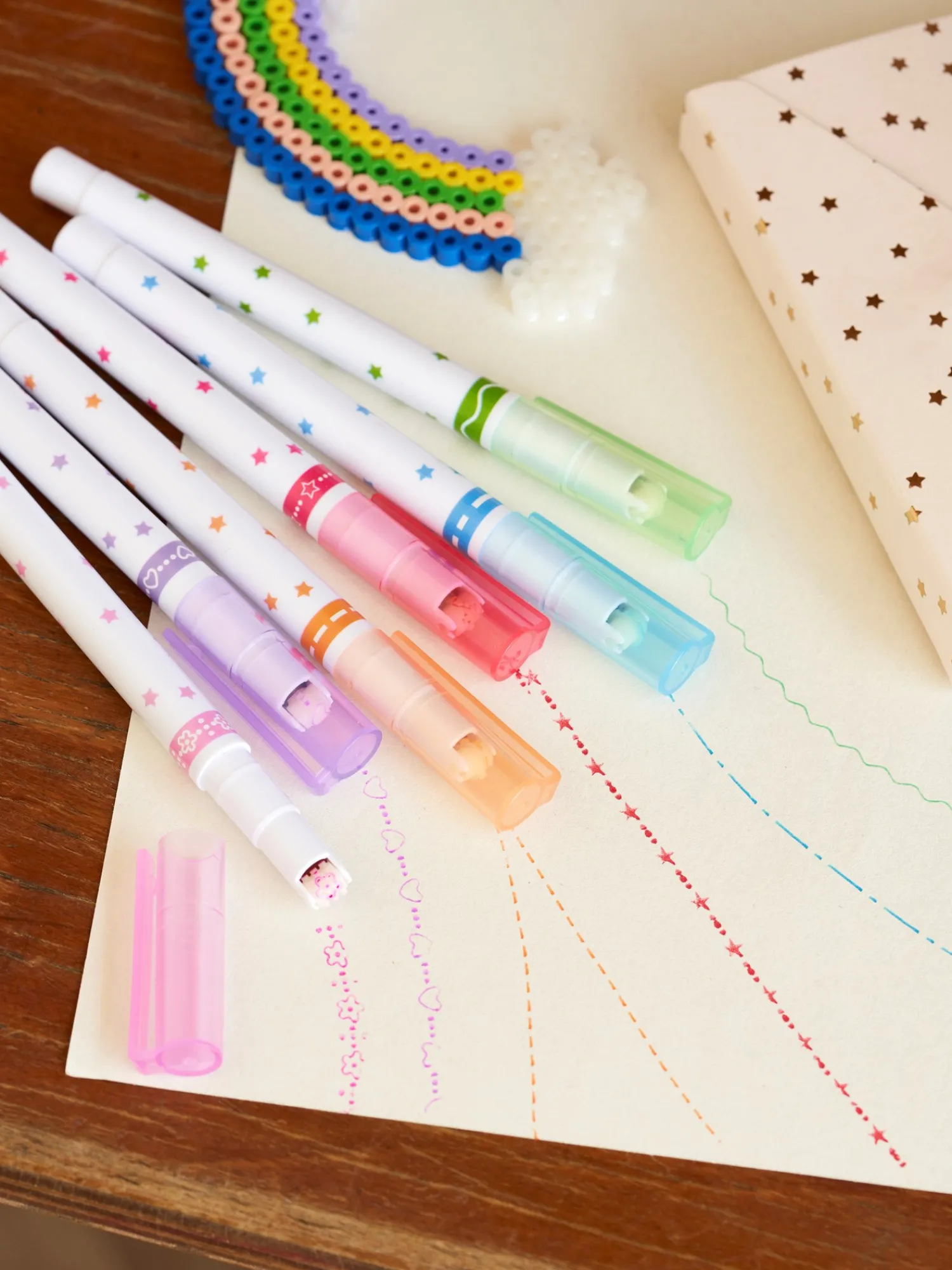 Outlet Markeringstusjsett, Sekspakning Tegn Og Mal