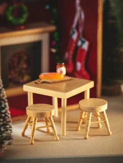 Hot Minibord Og -stoler Julepynt|Nissedør Og Tilbehør