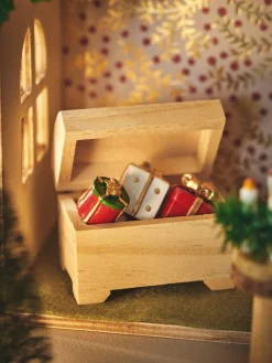 Clearance Minioppbevaringseske Julepynt|Nissedør Og Tilbehør