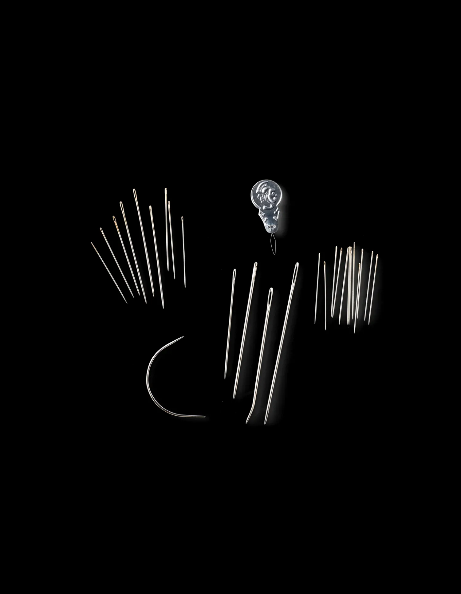 Nålesett Garn Og Sytilbehør