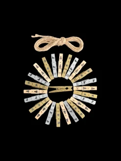 Clearance Nummererte Juleklyper Med Snor Julepynt|Dekorasjon