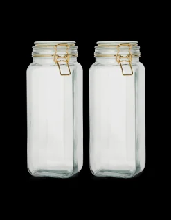 Clearance Oppbevaringsbeholder 2100 Ml - 2 Stk Kjøkkentilbehør