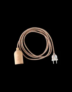 Outlet Pendellampe Natural Med Pæreholder Lamper