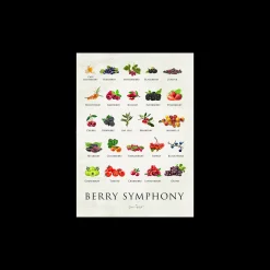 Hot Plakat Berry Symphony 50 X 70 Cm Rammer Og Plakater