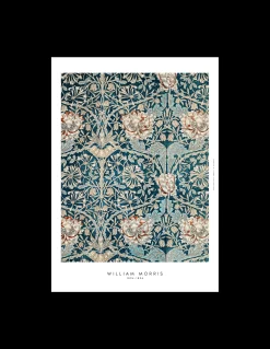 Outlet Plakat Blue Flowers 40 X 50 Rammer Og Plakater