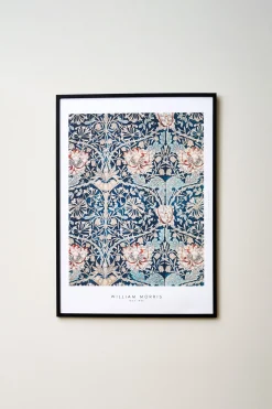 Sale Plakat Blue Flowers 50 X 70 Cm Rammer Og Plakater