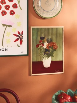 Discount Plakat Bouquet De Fleurs 02 A3 Rammer Og Plakater