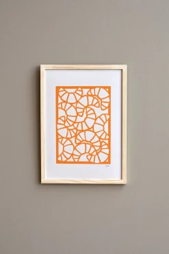 Clearance Plakat Croissants A4 Rammer Og Plakater