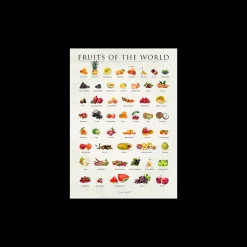 Online Plakat Fruits Of The World 50 X 70 Cm Rammer Og Plakater