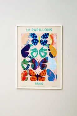 Discount Plakat Les Papillons - Paris 50 X 70 Cm Rammer Og Plakater