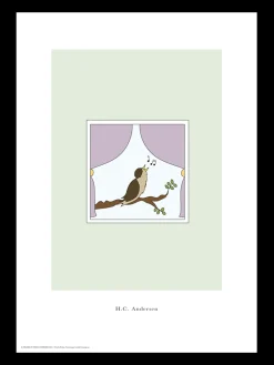 Outlet Plakat Nattergalen A3 Interiør Til Barnerom