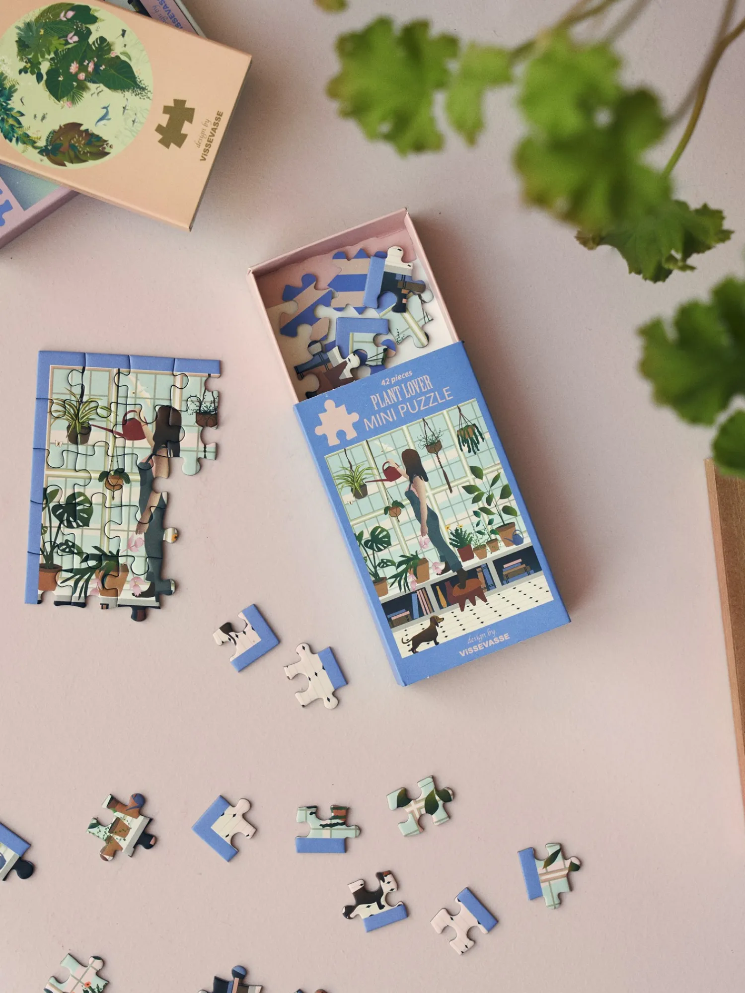 Plant Lover Puslespill 42 Brikker Puslespill Og Spill
