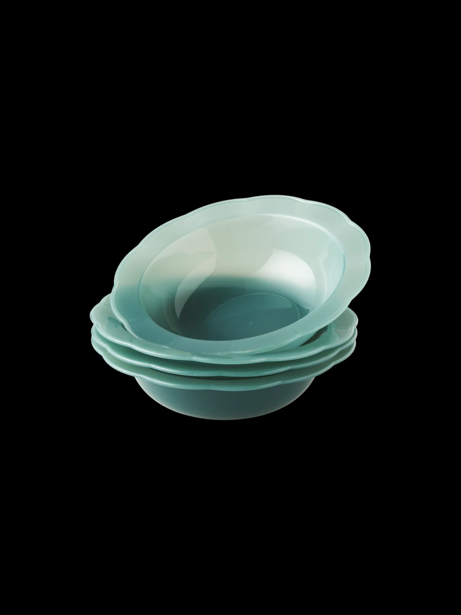 Outlet Plastskåler Til Flergangsbruk - 4 Stk BordDekking