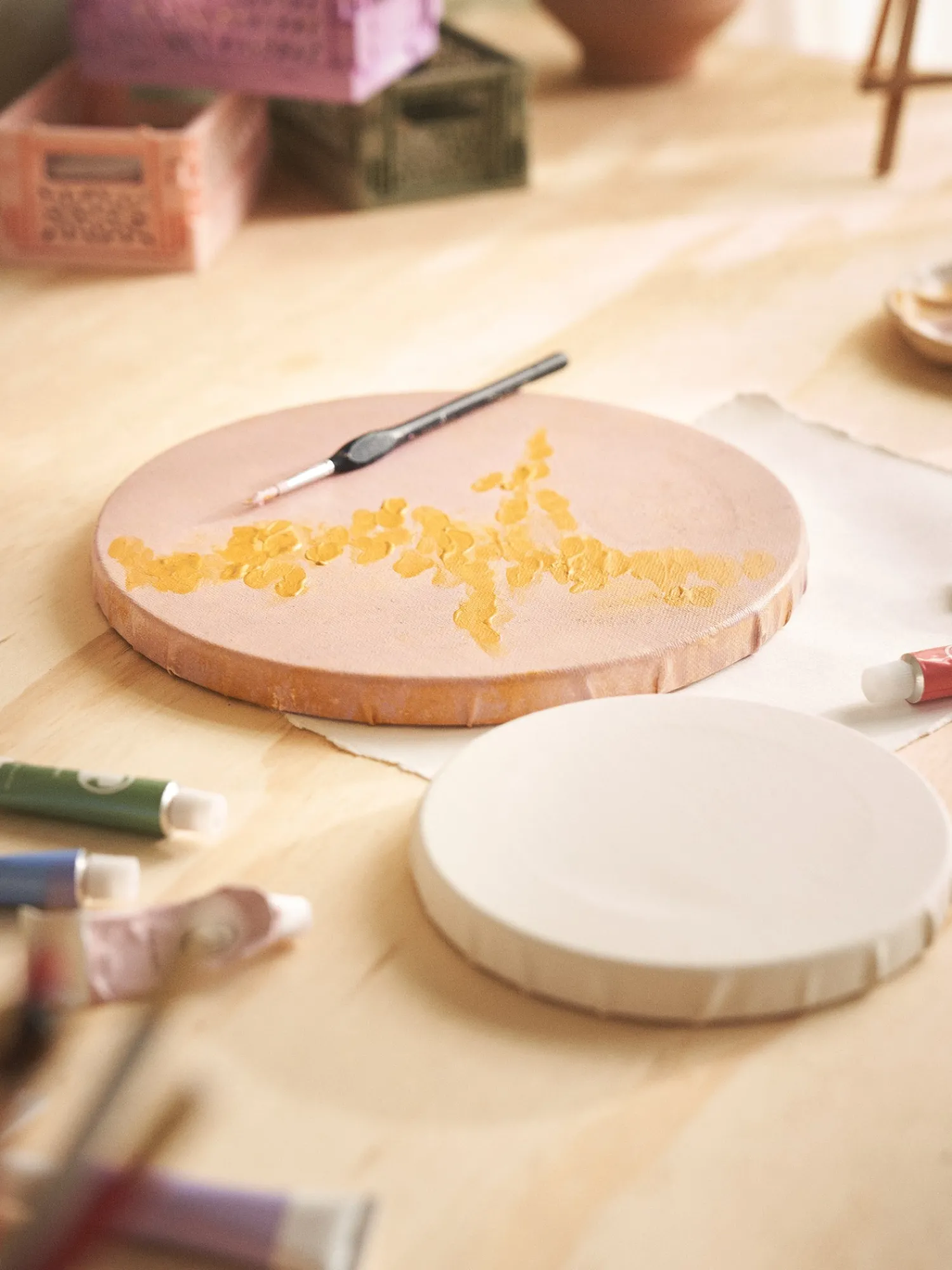 Online Rundt Lerret Ø15 Cm Lerreter